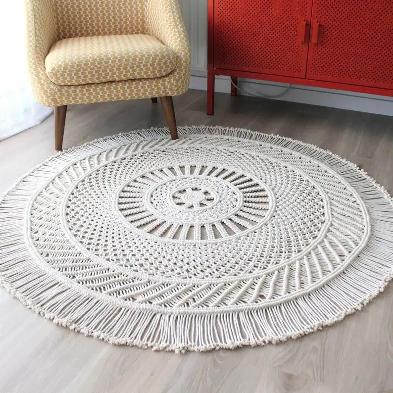 Handmade Macrame Rug