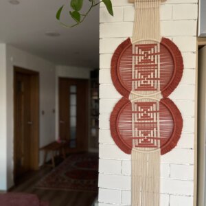 Boho Macrame Ring Wall Hanging