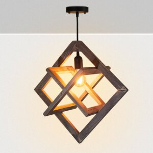 Wooden hanging lamp, Wood lamp, Pendant lighting, Wooden lamp, Wooden chandelier, Hanging lamp, Ceiling lamp, Pendant wood lamp