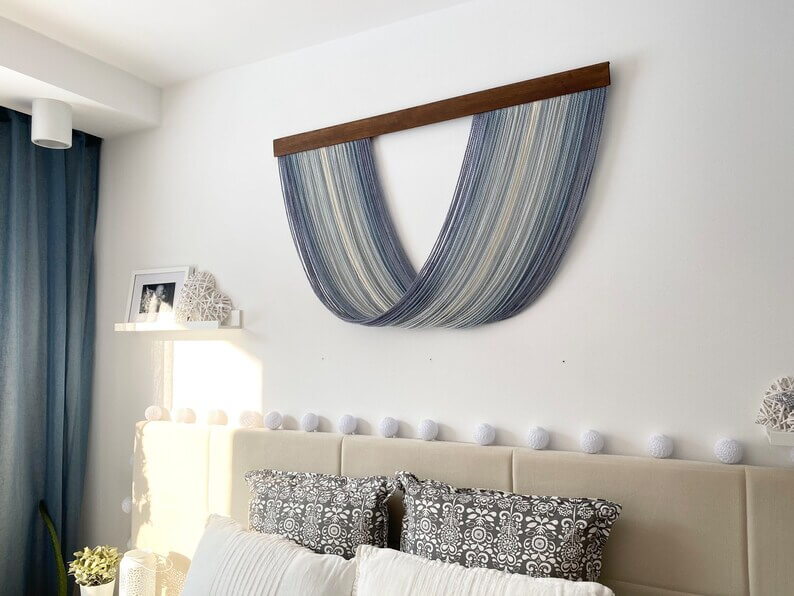 Handmade Yarn Wall Hanging - Image 3