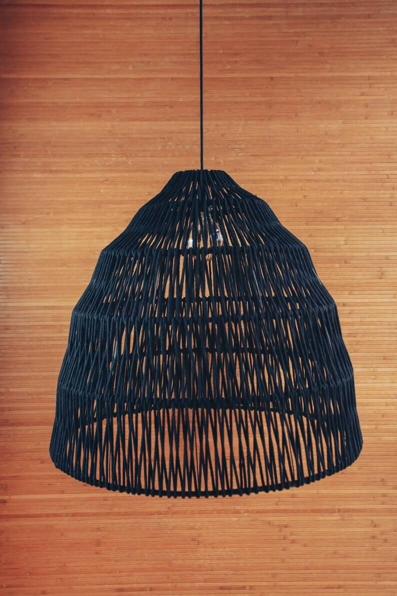 Pendant Lamp, Basket Lamp, Chandelier,Ceiling Light, - Image 3