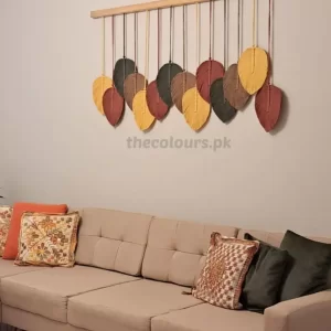 Handmade Macrame Leaves Wall Hanging, Luxury Wall Decoration,Modern Wall Hanging, Home Decor