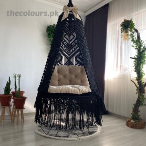 Crochet Swing, Luxury Macrame Swing Chair, Handmade, Crochet Swing Macrame Swing, Stylish Hammock