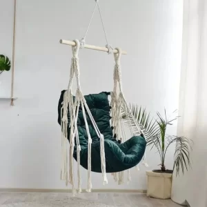 Comfy Swing, Macrame hanging chair, Handmade hanging chair, hammock chair, indoor swing chair, outdoor hanging chair, hammock chair