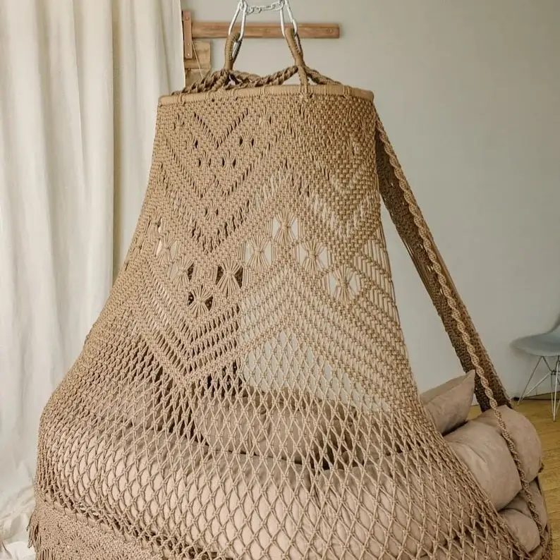 Macrame Swing Bed, Large Family Swing, Hammock Bed - Image 3