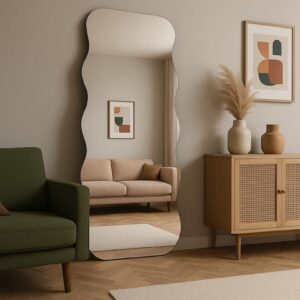 Wavy Mirror | Standing Mirror
